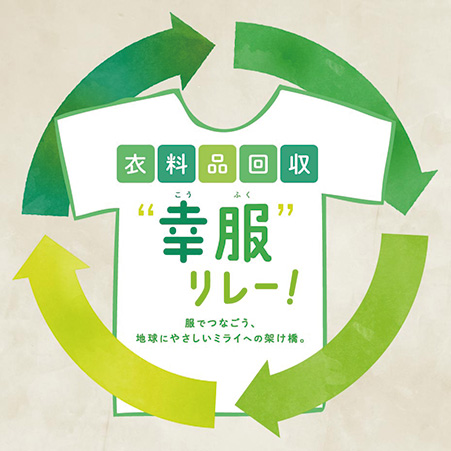 开展衣物回收活动“幸服接力”