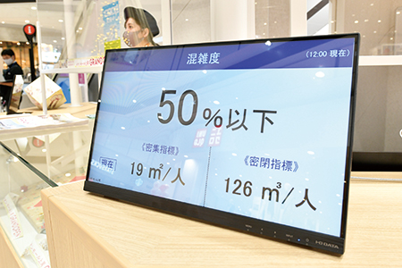 利用来馆人数计数系统防止馆内过度拥挤 class=