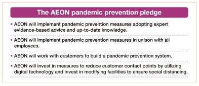 The AEON pandemic prevention pledge