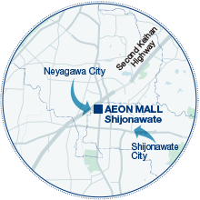 AEON MALL Shijonawate's Map