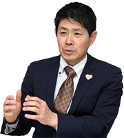 image：Manager, ESG Promotion Group, Strategy Department Mitsuru Morimoto